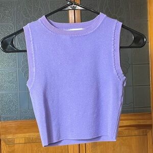 ZARA purple basic top